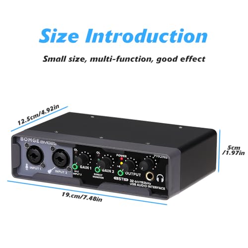 BOMGE BMG22 USB オーディオ インターフェイス の商品画像 2
