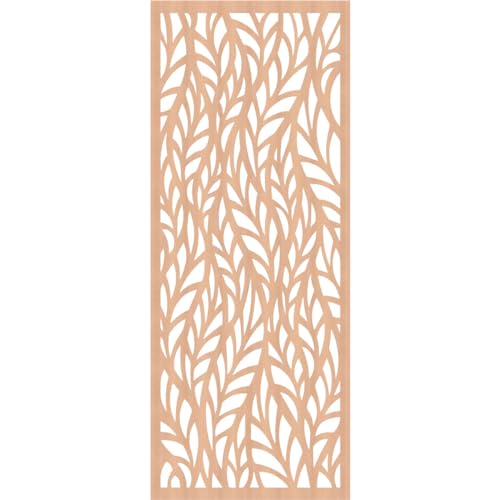 Image of Ortonville Decorative Pierced Fretwork Wood Wall Panels, 27 3 /8 inchW x 69 3 /8 inchH x 1 /4 inchT, Alder
