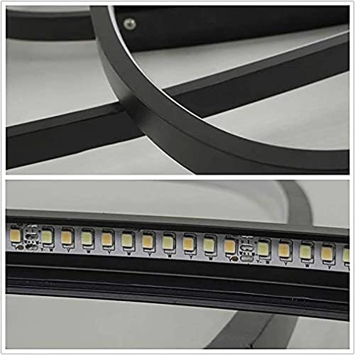 Lustre LED 3000K-6000K plafonnier dimmable avec télécommande