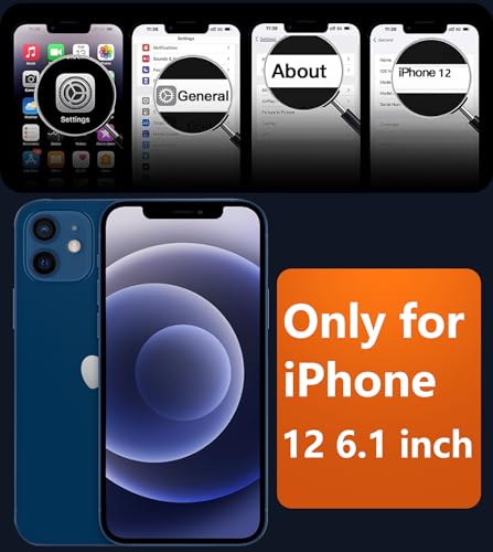 Fntcase TM-IP12 For Iphone 12 Clear Case: Magnetic Military Grade Drop Protection Anti Yellowing Cell Phone Cover - Rugged Durable Shockproof Protective Bumper thumb #1