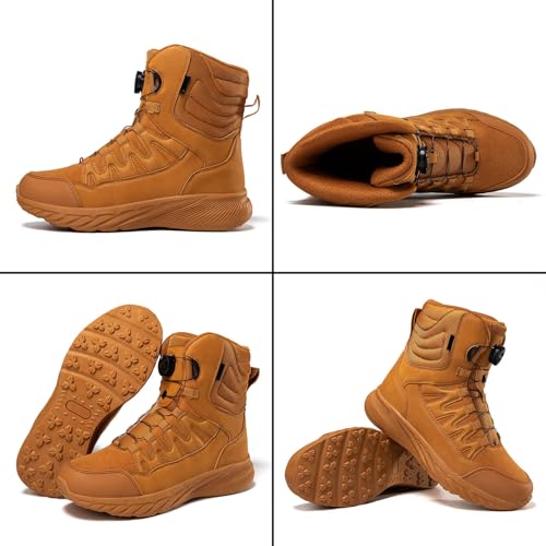 Tactical Combat Boots | Waterproof, Lightweight, Slip-Resistant Hiking Boots for Outdoor, Work, and Military2