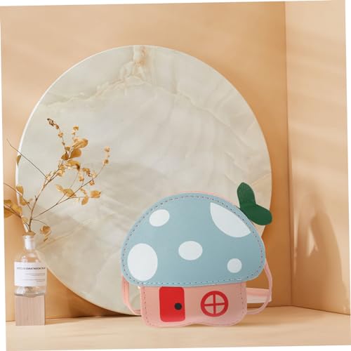 BESPORTBLE Kids Mushroom Crossbody Purse Cute Cartoon Coin Bag for Boys and Girls Stylish Change Bag for Toddlers Adorable Kids Accessories Pink Random Color4