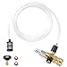 TasuoX Downstream Injector for Pressure Washer, Power Washer Adjustable Chemical Injector Kit, Double Suction Head 3/8