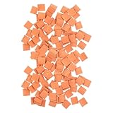 Alipis 100 Stück Maßstab Realistische Rote Garten dachziegel für Puppenhaus Einfache Montage Langlebige Wetterfeste Mikro landschaftsdekoration
