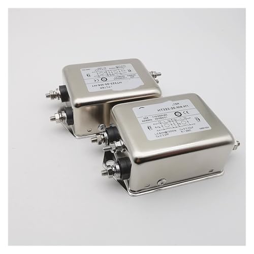 Filtre anti-interférence double étage HT323 avec bornier M4 et fixation H1 robuste - 5