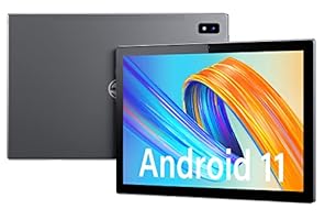 SGIN 10,1 Zoll Tablet Android 11 6 GB RAM 128 GB ROM, 4G LTE, Octa Core 2.0 GHz, 1920 x 1200 IPS FHD, 5 MP+8 MP Kamera, WLAN, Bluetooth 5.0, Type C, GPS+SIM, 70000 m. Grau