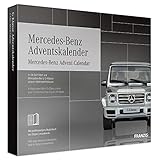 Hochwertiger Adventskalender mit detailgetreuem Modell der Mercedes-Benz G-Klasse in Iridiumsilber