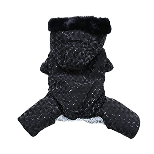 Manteau d'hiver chaud pour chien frileux contre le froid et la pluie en taille L