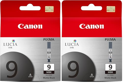 Image of Canon PGI-9 Matte Black Ink Tank Compatible to Pro9500, Pro9500 Mark II (Pack of 2)