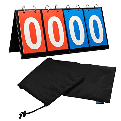 Bluecell 4-Digital Portable Table Top Sports Volleyball Basketball Table Tennis Scoreboards