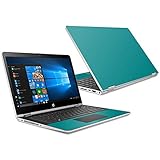 MightySkins Skin Compatible with HP Pavilion x360 15.6' (2018) - Solid Teal | Protective, Durable, and Unique Vinyl Decal wrap Cover | Easy to Apply, Remove, and Change Styles | Made in The USA