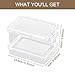 Bothyi Reptile Feeding Box Storage Box Ventilation Container Hatching Container Reptile Feeder for Worm Raising Mealworms Cricke