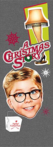 A Christmas Story Classic Movie Poster Men's Graphite Gray Drawstring Sleep Pajama Pants2
