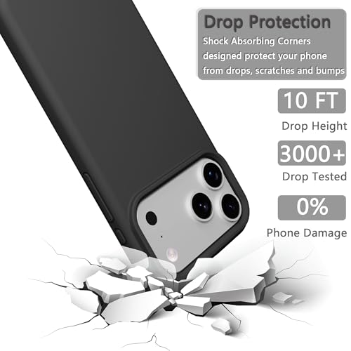 Image of iPhone 17 pro /18 pro Case Silicone(Black, 17 pro)