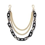 Farbgestaltung der geldbeutelkette: Diese schlüsselkette hat eine sehr gute Farbe und kann mit einer Vielzahl von Jeansstoffen oder Freizeitkleidung kombiniert werden, sodass Sie problemlos eine Vielzahl von Kleidungsstücken kombinieren können.