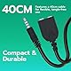 Mcbazel Surecom 3,5-mm-Kenwood-Ohrhörer-Adapter für Mobiltelefon auf Walkie-Talkie