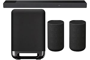Sony HT-A7000 7.1.2 Dolby Atmos Soundbar SA-RS5 Wireless Rear Speakers and SASW5 300W Wireless Subwoofer