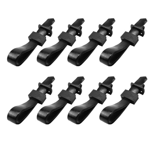 Orivin Lot de 8 attaches en caoutchouc pour arbres, sangles de support réglables ou pour tuteurage d'arbres de jardin extérieur