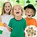 EBK Round Plastic St Patricks Day Coins Scatter for Home Kitchen Dining Party Favors Tables Countertops Bowl Fillers DIY Art Crafting Centerpiece Decoration Gift Supplies - Pack of 1 (30 Count)