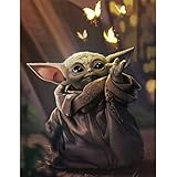 punto de cruz diamante pontejos Diamond Art: Diamond Art Painting Kit es la decoración de pintura de diamantes Baby Yoda DIY más popular, colorida, tridimensional, más fácil y más hermosa que el punto de cruz. El Diamond Art Kit facilita la creación de obras de arte clásicas y puede disfrutar en gran medida del proceso de pintura. Cuando el diamante se cuelgue en la casa, decorará su casa, aportará un estilo diferente y hará que su habitación sea más colorida.
