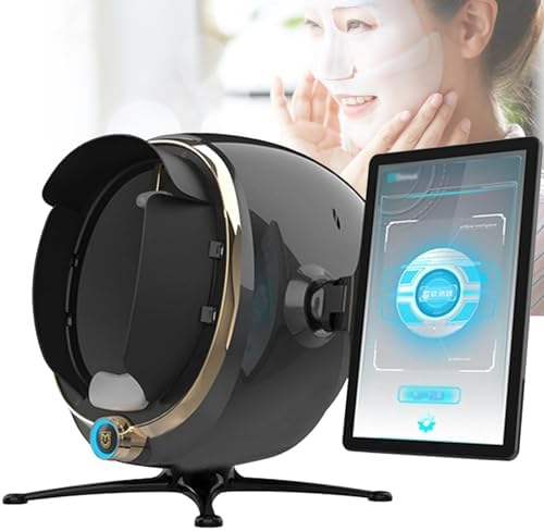 A6 AI Skin Analysis Machine for Salon - High-Resolution Facial Analyzer with 8-Spectrum Imaging for Accurate Skin Assessment, Professional Skincare Device (White, 21.5 in)