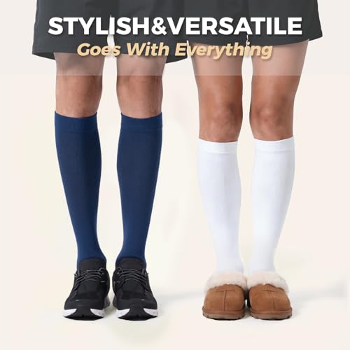 Image of Compression Socks for Women and Men,15-20 mmHg Support(3 Pairs)