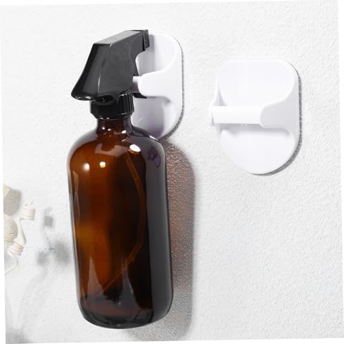Support mural adhésif pour flacons pulvérisateurs ABS blanc x10 - 8