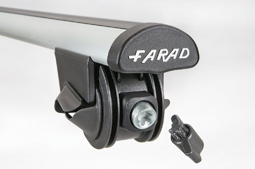 FARAD BEAMAR 4 110 cm Aluminium-Dachträger für Autos mit niedriger Schiene oder Deckenmontage