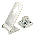 DAYTON 4PE44 Steel, Battalion Latching Safety Fixed Staple HASP, 3 1/2INCH, ZINC Plated Finish