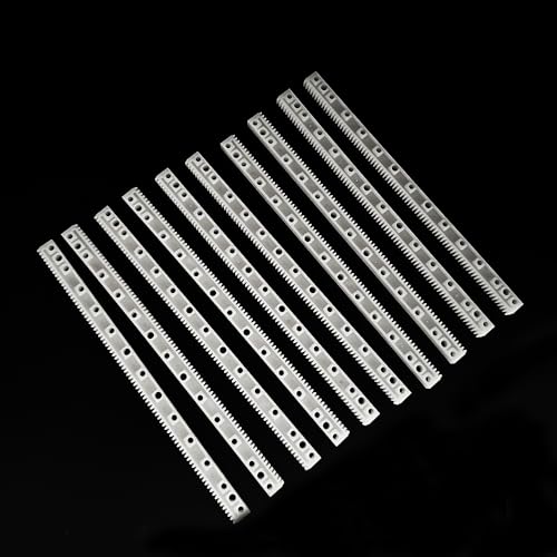 10PCS 0.5 Module Plastic Gear Plastic Connecting Rod Long Strip Rack Gear Pinion Transmission Rod for DIY Model Toy RC Car Truck Parts image 5
