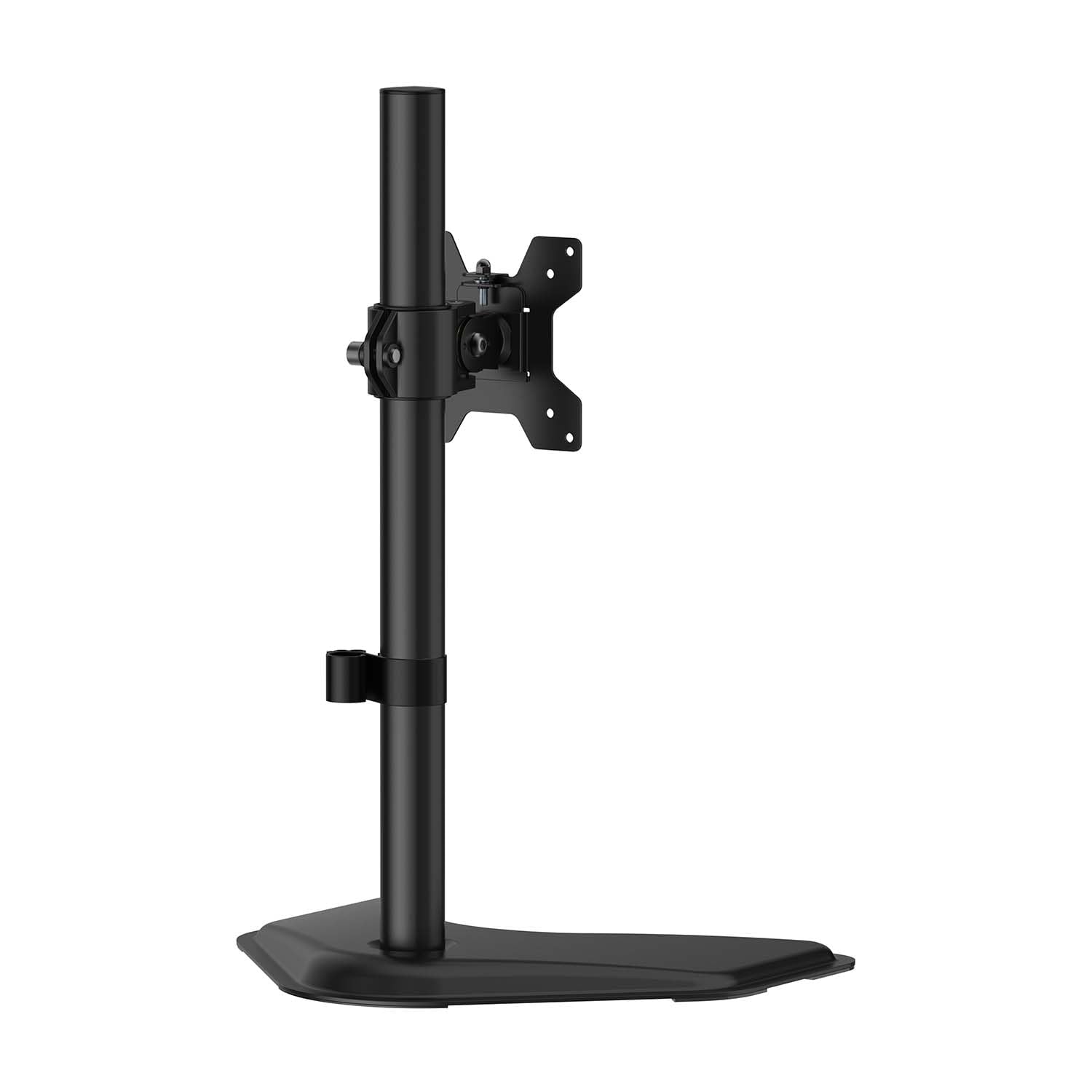 AISENS Supporto da tavolo con piedistallo eco girevole e inclinabile per monitor TV 10kg da 17 32 nero
