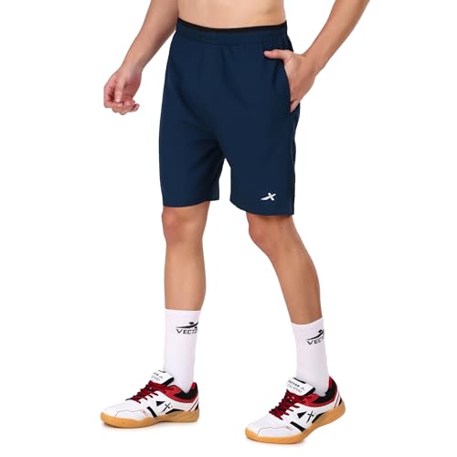 Image of VECTOR X Polyester Solid Sports Men Shorts for Running, Training, Fitness or Casual Use