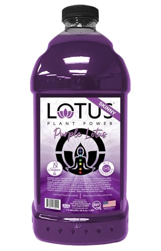 Lotus Energy Drink Concentrate 64 fl oz (Skinny Purple) Pack of 2 (Packaging May Vary)