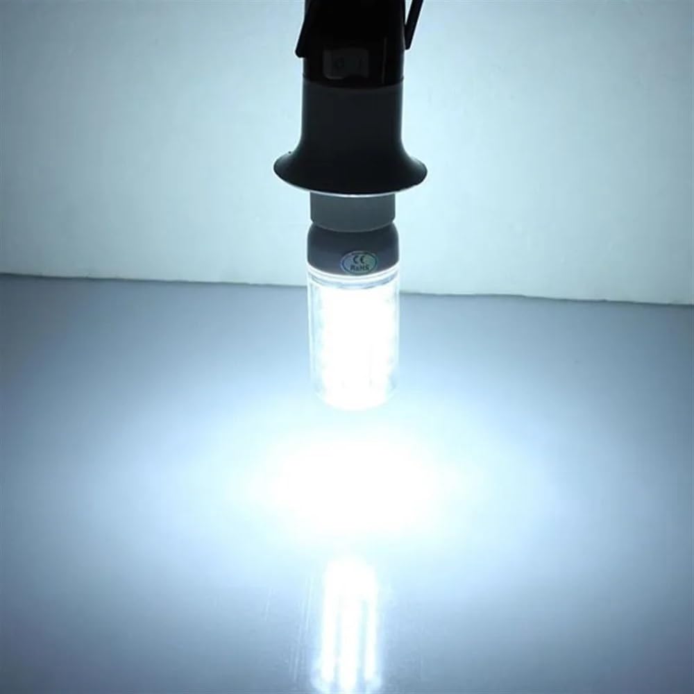 HHF Illuminazione domestica, Confezione da 25 Lampadine LED a Mais AC220V 5W 48LEDs-SMD5730 B22/GU10/E14/G9/E14 Lampada Faretto Domestico(Cold White,E27 48leds)