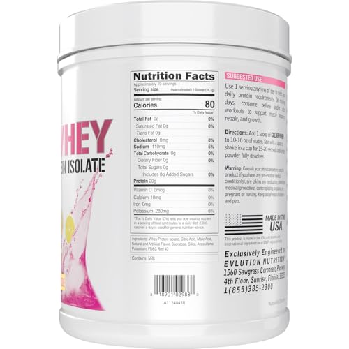 Evlution Nutrition Clear Whey - 100% Whey Protein Isolate thumb #1