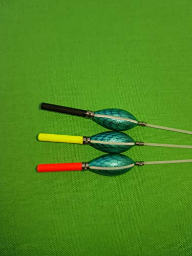 SRG Pole Floats SRG020 Pack of 6 x Pole Floats All Round Extra Tough Fiberglass Stem choose from (0.1g / 0.2g / 0.3g / 0.4g) (6 x 0.2g (6 x Black Tip)) - Image 3