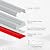 YEFANXI Peel and Stick Panels Molding Trim, Flexible Chair Rail Classic Wall Trim, Self-Adhesive Wall Paneling Strip for Home Decoration(White 10ft*0.9in)