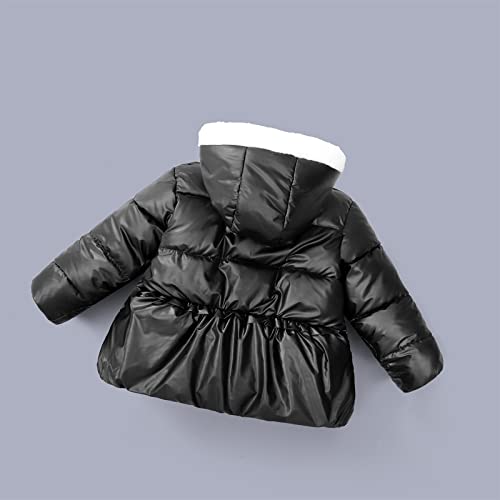 Boys' Winter Windproof Jacket Winter Coats Kids Toddler Baby Boys Girls Fleece Patchwork Padded Jacket Infant3