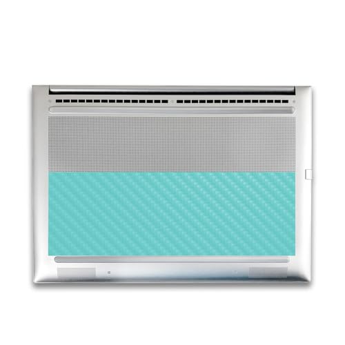 Image of Carbon Fiber Gaming Skin Compatible with HP Envy x360 16 inch (2023) - Solid Turquoise - Premium 3M Vinyl Protective Wrap Decal Cover - Easy to Apply | Crafted in The USA by MightySkins