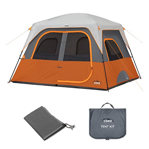 Carpa CORE para 6 personas con paredes rectas y kit miniatura 1