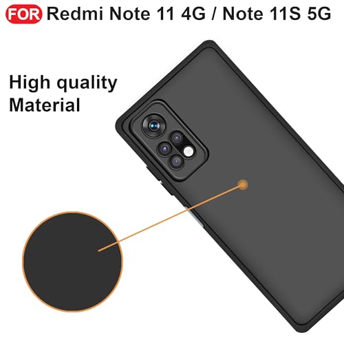 CEDO Store CEDO Back Cover for Redmi Note 11/11s (Black) - Image 7