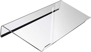 Yardwe Keyboard Tray Desk Tray Clear Stand Desktop Keyboard Acrylic Keyboard Holder Ergonomic Keyboard Support Keyboard Riser for Gaming Keyboard Tilt Tilted Computer Keyboard Holder Lift