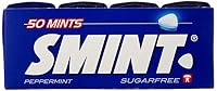 SMINT Mints Peppermint | 12 Metall-Dosen mit Pfefferminze-Pastillen | Zuckerfreie Zahnpflege – Ansicht 3