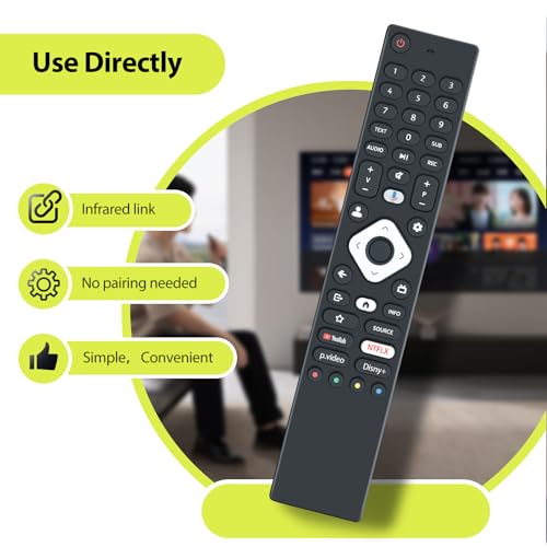 Ersatzfernbedienung kompatibel mit Nokia Smart TV FN40GE320 FN32GE320 FN43GE320 – Bild 3