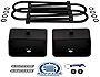 Supreme Suspensions - 3' Rear Leveling Kit for 2002-2008 Dodge Ram 1500 2WD 4WD - Heavy Duty 9/16th Pin Lift Blocks with Round Bend U-Bolts Kit - Can Cooler Included with Purchase