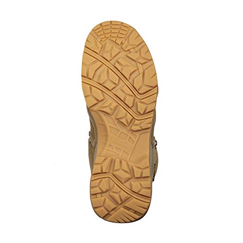 ROCKROOSTER Walland Men 8 inch Combat Boots for men, Trekking Waterproof Rubber Outsole Backpacking Hiking Boots KS735-KS7374