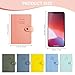 DIBALIYI 6 Pcs Pocket Notebooks, Mini Diary Notepad Memo Book, Small Button Journal, Portable Snap Note Book for School Office Supplies, Kawaii Notebook for Girls Women Gifts