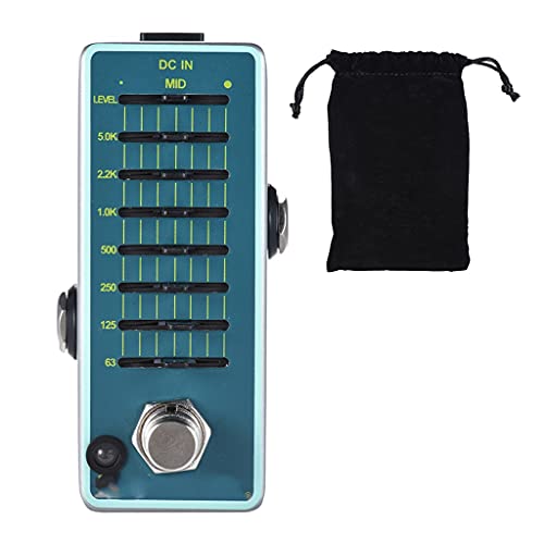 PFDTS Equalizer Gitaar Effect Pedaal 7-Band EQ Gitaarpedaal Volledige Metalen Shell True Bypass Gitaar Onderdelen & Accessoires - Image 4