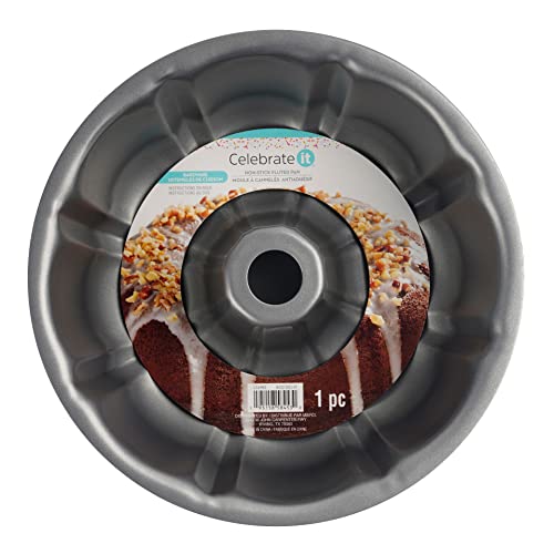Wilton Gold Non-Stick Fluted Tube Cake Pan, Made Without PFA...