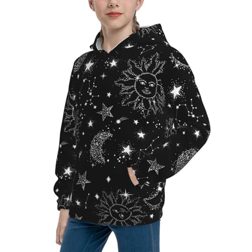 Space Galaxy Kid Hoodies Boys Sweatshirts Girls Pullover with Pocket2